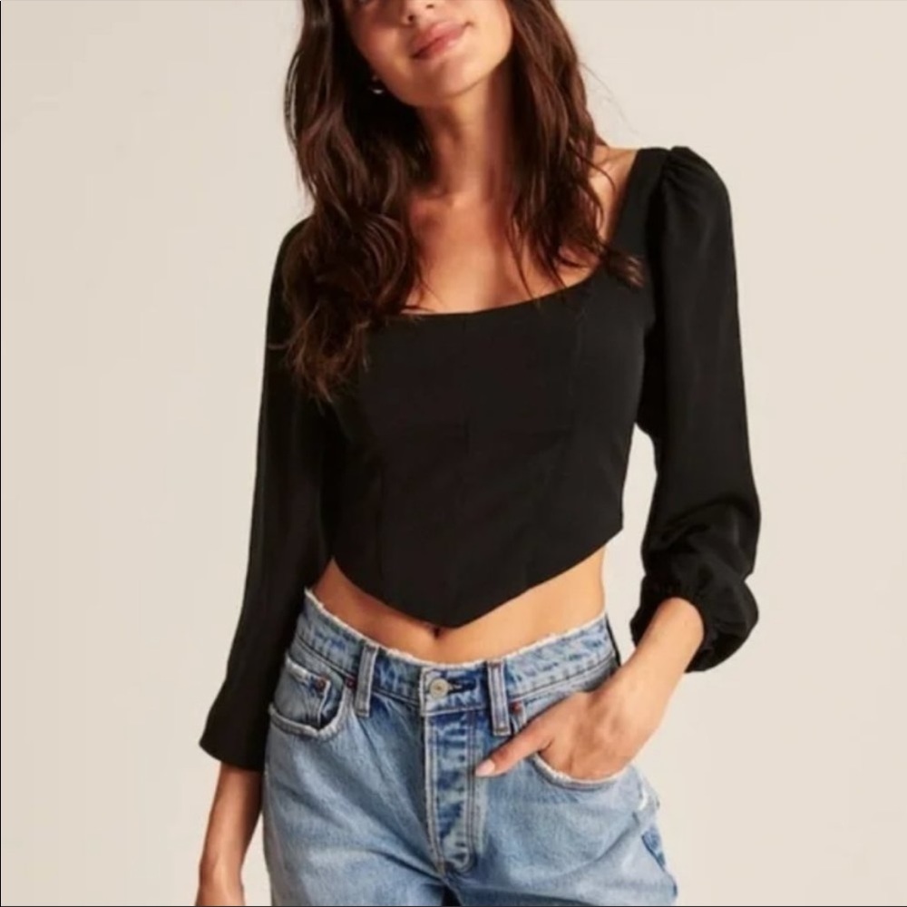 Abercrombie corset-like top